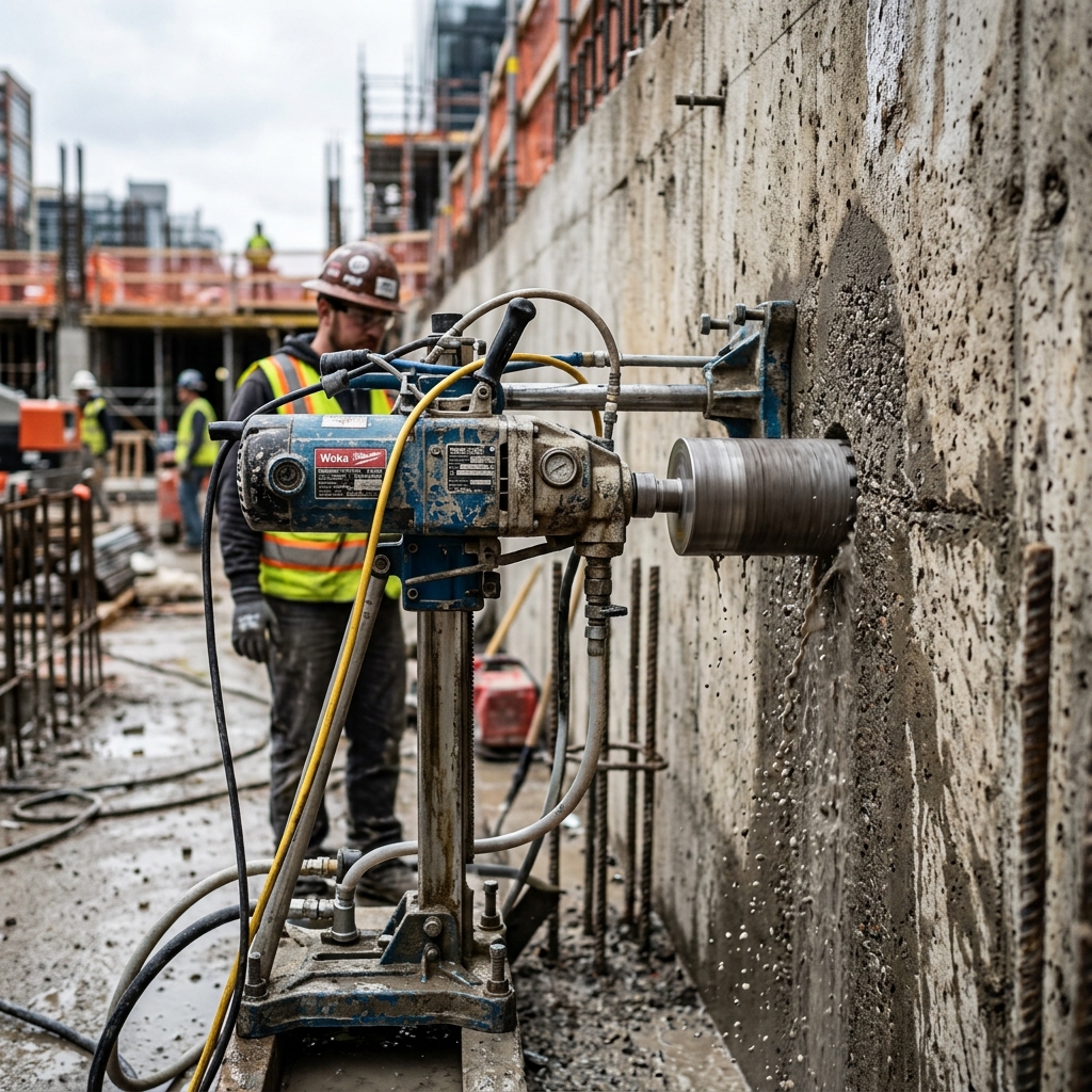 Ways to Increase Efficiency in Concrete Sawing and Core Drilling